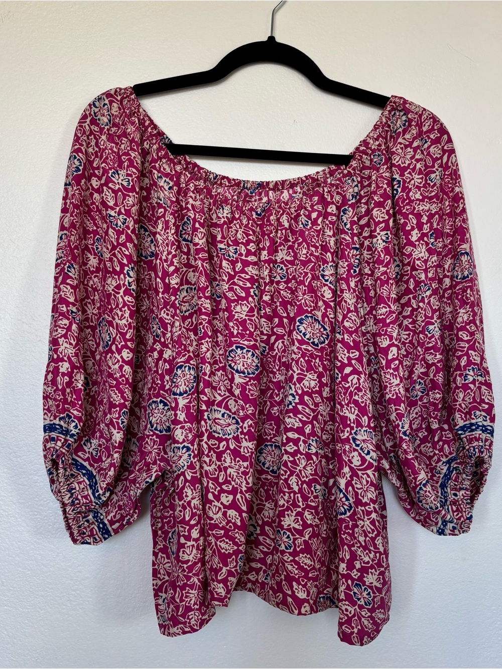 Natalie Martin Ella Top Silk Floral Bloom Indonesian Boho Bohemian Resort